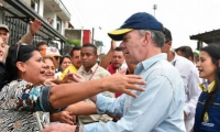 Presidente Santos en Mocoa. 