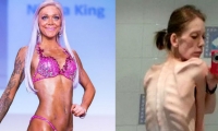 Nicola King, ahora fisiculturista, sufrió de anorexia en el pasado 