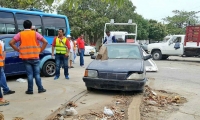 Hasta la fecha hay un reporte de 10 vehículos removidos y llevados hasta los patios.