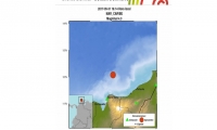Santa Marta capital más cercana al sismo de 4.3 con epicentro en el Mar Caribe.