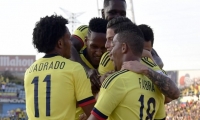 La Selección Colombia venció a Camerún en partido amistoso en España. Los goles fueron de James Rodríguez, Yerry Mina (x2) y José Heriberto Izquierdo. 