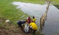 Pescadores de la Ciénaga de Chilloa encontraron el cuerpo. 