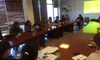 La secretaria de Salud del municipio Ipiales, Ana María Revelo, se reunió con autoridades del municipio para evaluar la situación. 