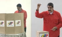 Nicolás Maduro, presidente de Venezuela, fue el primero en votar.