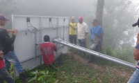 Instalaron ocho plantas de luz solar en los corregimientos y veredas de la parte alta de la Sierra Nevada.  