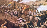 La Batalla de Boyacá tuvo lugar el 7 de agosto de 1819 en el cruce del río Teatinos. 