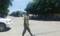 La gente entró en pánico tras la emergencia que ocurrió este lunes. 