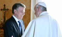 Presidente Santos y Papa Francisco