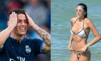 James Rodríguez y Daniela Ospina.