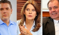 Iván Duque, Marta Lucía Ramírez y Alejandro Ordónez.