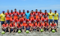 Selecciones Colombia de fútbol playa, sub 20 y mayores.
