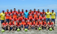 Seleciones Colombia de fútbol playa, sub 20 y mayores.