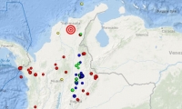 El movimiento también se sintió en Algarrobo y Aracataca.