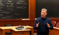 Juan Manuel Santos en Harvard