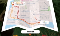 Esta será la ruta de la carrera. 