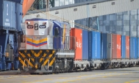 Tren cargado de café llegó al Puerto de Santa Marta, proveniente de La Dorada, Caldas.