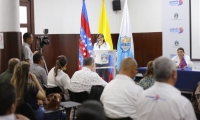 Nidia Rosa Romero, como gobernadora encargada dirigió el IV Consejo Departamental de Política Social del año. 