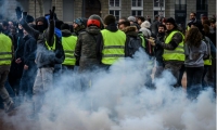 La movilización de los "chalecos amarillos" en Francia se redujo claramente este sábado en todo el país.