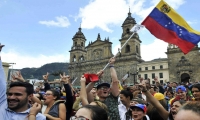 Venezolanos en Colombia.