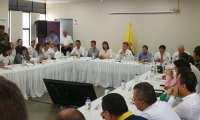 Juan Manuel Santos, se reunió con su gabinete en Cúcuta para analizar la situación de los venezolanos en Colombia y buscar posibles soluciones.