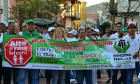 Alcaldía e ICBF lideraron la campaña contra el trabajo infantil.