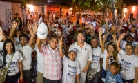 Rubén Jiménez ha recibido el apoyo de los magdalenense en su Ruta de La Alegría.