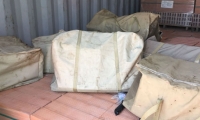 Droga incautada por la Armada y la Policía.