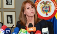 La ministra de Trabajo, Griselda Janeth Restrepo Gallego.