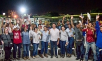 Rubén Jiménez, candidato a la Cámara para representar al Magdalena, se reunió con empresas de distintos gremios de la ciudad.