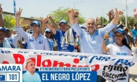   Jorge Luis ‘el negro’ López, confía en el respaldo de su gente, quienes desde el inicio de su carrera política han depositado su voto para ver un Magdalena diferente.