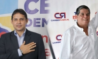 Honorio Henríquez (izq) y Antonio Zabaraín (der) le deben sus votos a regiones distintas al Magdalena.