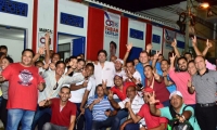 Los cienagueros celebraron el triunfo de este hijo del Magdalena, quien alcanzó una votación destacada con el partido Cambio Radical.