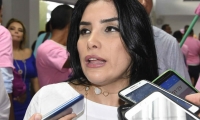 Aida Merlano, congresista, cuya sede política fue allanada por presuntas irregularidades.
