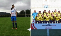 Andrea Carolina Pérez Clemente, jugadora samaria que se encuentra en la selección Colombia.