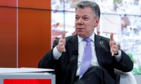  El presidente de Colombia, Juan Manuel Santos