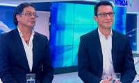 GUSTAVO PETRO Y CARLOS CAICEDO.