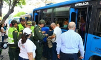 Toma de la Fuerza Pública en Santa Marta, por la inseguridad que azota a la ciudad.