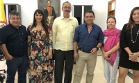 El Presidente de Cotelco se reunió con el mandatario local.