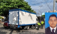Lugar de los hechos y foto de Arney Alfonso Molano De La Rosa.