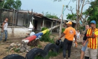 más de 120 familias se quedaron sin energía en Tucurinca, Zona Bananera.