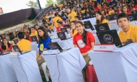Los estudiantes, 8.500 en total, hacen parte de diversas instituciones de Colombia.