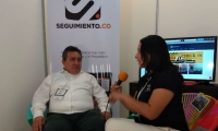Omar García, Presidente de Cotelco Magdalena, durante la entrevista con nuestra periodista Hellen Lara Garizao.