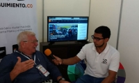 Elías George en entrevista con Seguimiento.co durante el cubrimiento especial del 1er Encuentro de la Cadena Turística del Caribe Colombiano.