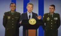 Juan Manuel Santos, presidente.