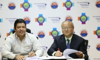 Doctor Pablo Vera Salazar, firmó con el doctor Yin Huachuan, rector de la Universidad de Ciencia y Tecnología de Chongqing de China, un convenio específico internacional en el que se formalizan las acciones a cooperar.