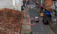 video en el que murió Carlos Areiza, alias 'Papo'.