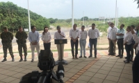 Juan Manuel Santos, durante la inauguración de la doble calzada Ciénaga-Santa Marta.