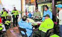 Operativos realizados en hostales de israelíes, en Bogotá.