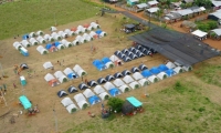 Campamento del grupo Empresas Publicas de Medellín (EPM)