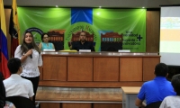 Con masiva asistencia, Unimagdalena llevó a cabo en el auditorio Julio Otero Muñoz el ‘II Seminario de Investigación del Programa de Negocios Internacionales’.
